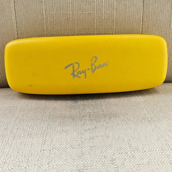 Ray-Ban Eyeglasses Case Yellow Hard Case for Glasses Case Only - Picture 1 of 9